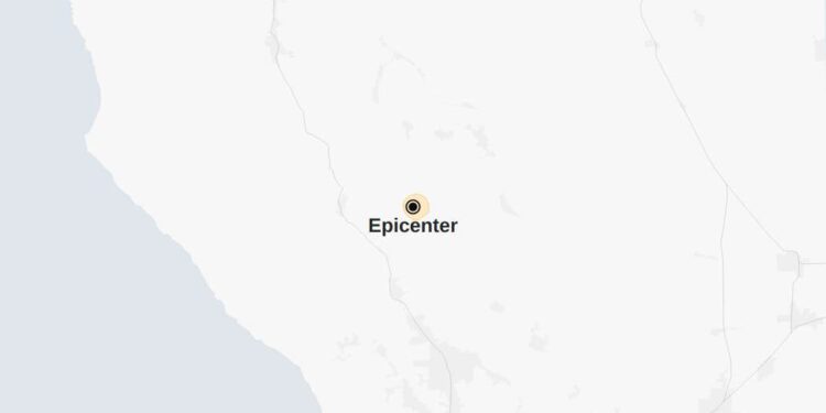 Map: Minor Earthquake Strikes the San Francisco Bay Area