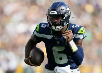 Jalen Milroe of the Seattle Seahawks – Patrick McDermott/Getty Images