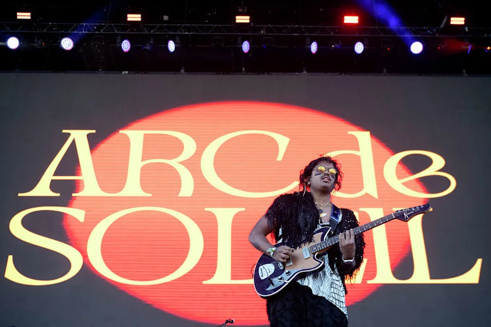 Arc de Soleil performs on the Pier Stage at the Portola Music Festival on Saturday Sept. 20, 2025. (Charles Russo/SFGATE)