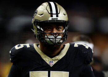 Saints offensive lineman Taliese Fuaga