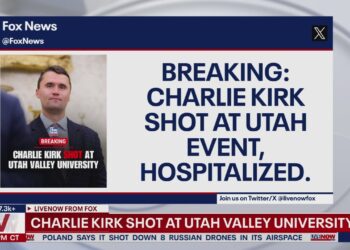BREAKING: Charlie Kirk shot at Utah campus