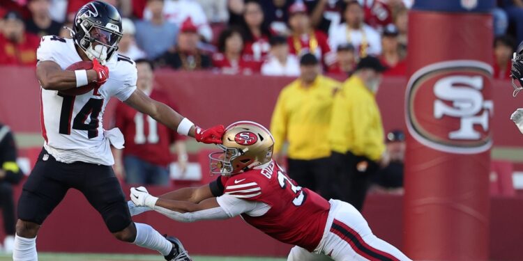 Sunday Night Football features Atlanta, San Francisco