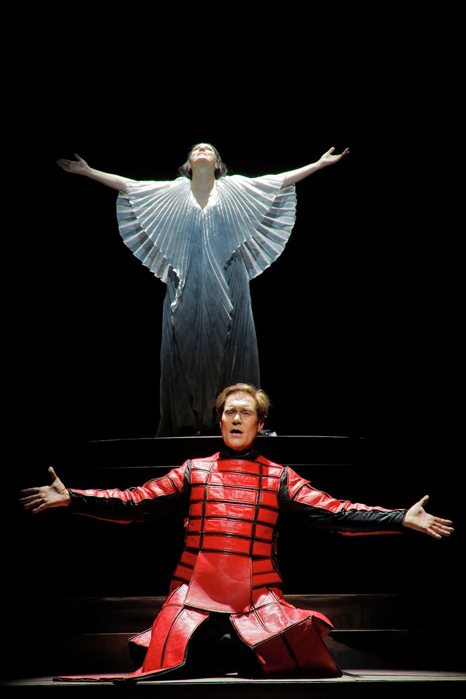 Tanja Ariane Baumgartner as Kundry, above, and Brandon Jovanovich as Parsifal in San Francisco Opera's new production of