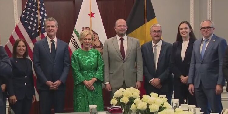 California, Belgium sign new trade partnership during historic royal visit