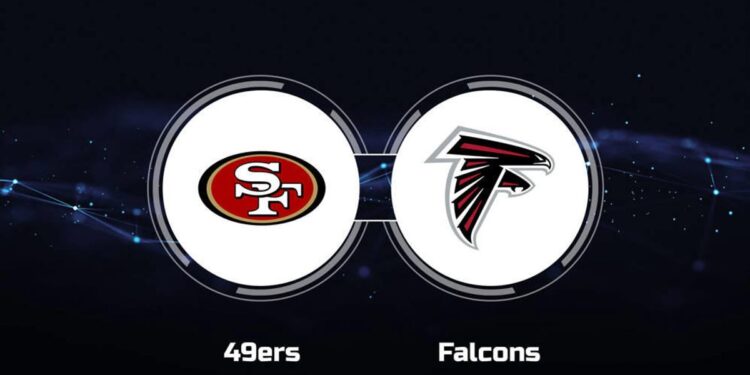 How to watch 49ers vs Falcons Week 7 game: TV channel, streaming, odds