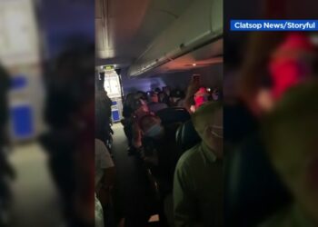 Passengers sing national anthem, chant 'USA' on flight from San Francisco to Washington, DC