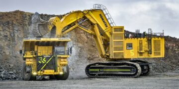 Komatsu announces development of its largest hydraulic mining excavator