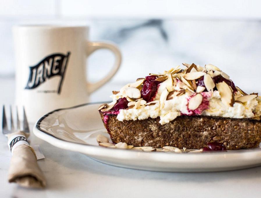  Say cheese! Jane's cherry toast