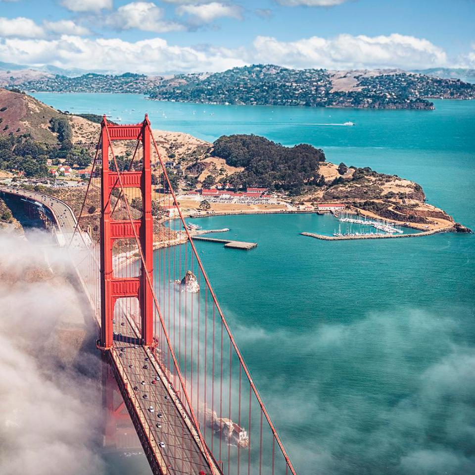  Have a wheely good time cycling along the Golden Gate Bridge