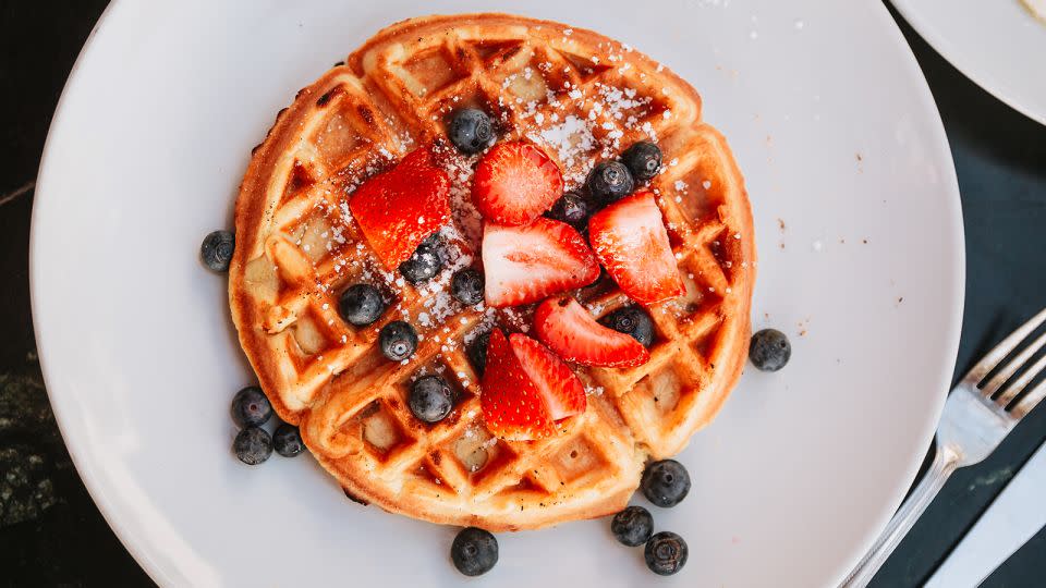 Waffles are popular in North America and Europe. - Alexander Spatari/Moment RF/Getty Images