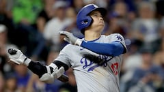 It was a case of close but no cigar on Sunday as the Dodgers’ Japanese star came within touching distance of a NL record that’s stood for almost 90 years.