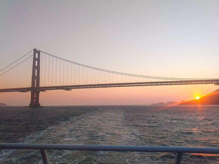 Overall, my experience on the Golden Gate Ferry was great, and I can