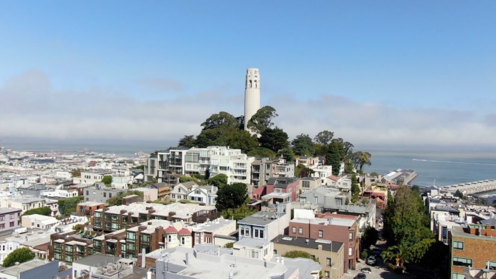 Coit Tower in San Francisco